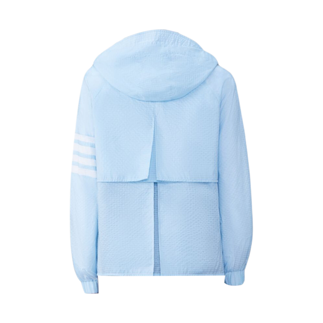 (W) 톰브라운 울트라 라이트 립스탑 사선 아노락 미디움 블루((W) Thom Browne Ultra Light Ripstop 4-Bar Anorak Medium Blue) - 2