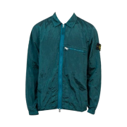 Stone Island 10919 Nylon Metal in Econyl Regenerated Nylon Overshirt Bottle Green - 23SS