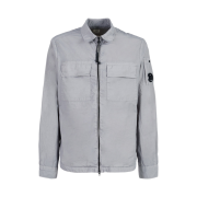 C.P. Company Taylon L Zipped Overshirt Griffin Grey - 22SS
