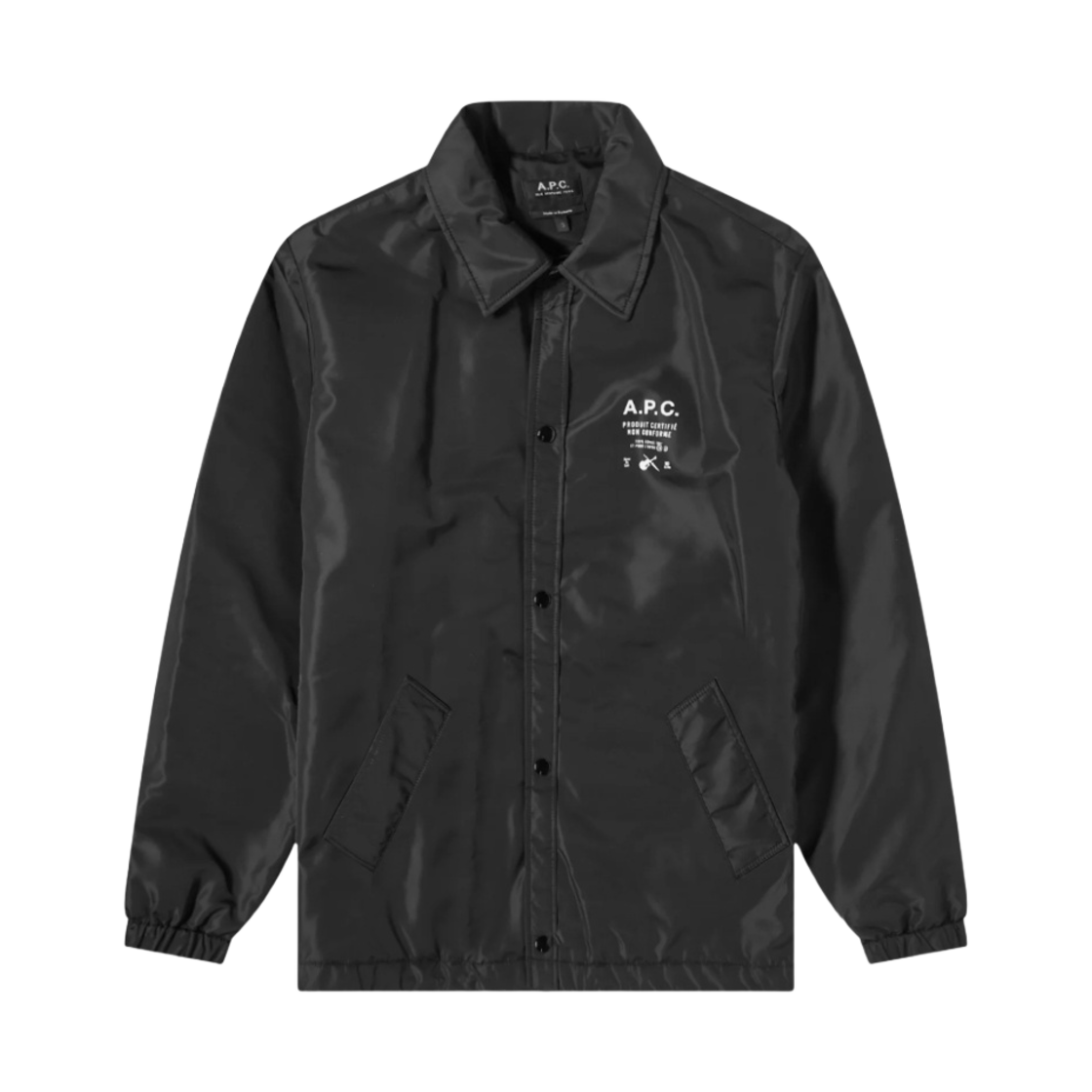 PAAES-H02705-LZZ A.P.C. Vadim Coach Jacket Black