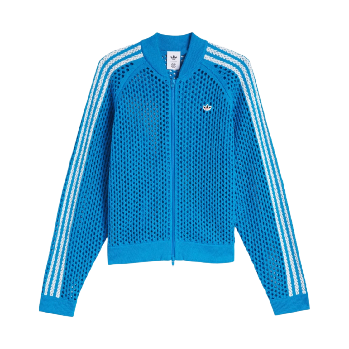 아디다스 x 클랏 크로셰 트랙 탑 브라이트 블루 - KR 사이즈(Adidas x Clot Crochet Track Top Bright Blue - KR Sizing)