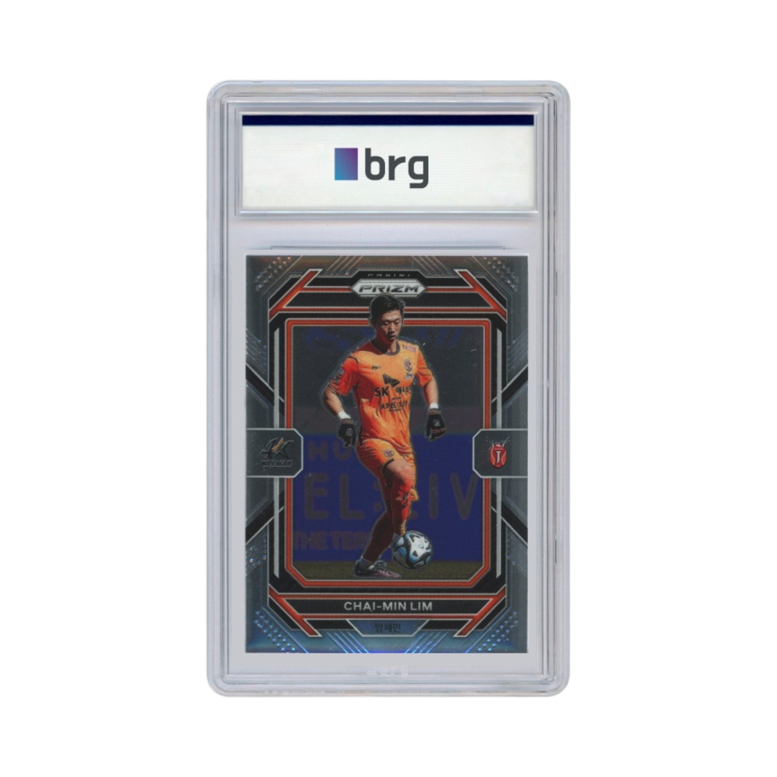 파니니 프리즘 K 리그 K 리그 1 #96 제주 유나이티드 임채민 베이스 축구 카드 2023(Panini Prizm K League K League 1 #96 Jeju United Lim Chai Min Base Soccer Card 2023) - 1