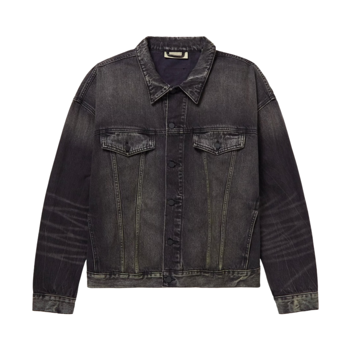 - Essentials Denim Jacket Black - 22SS