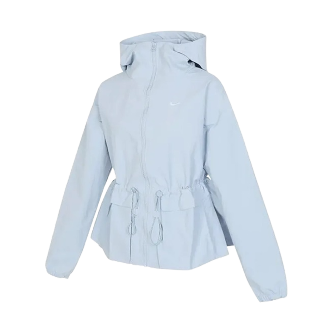 FN3670-440 (W) Nike NSW Everything Woven Oversized Hooded Jacket Light Armoury Blue Sail - Asia