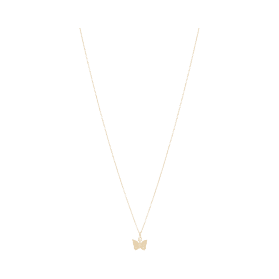 アクセサリー NEEDLES PENDANT - GOLD PLATE Needles Men's Gold Plated Pendant Necklace in Papillon Needles