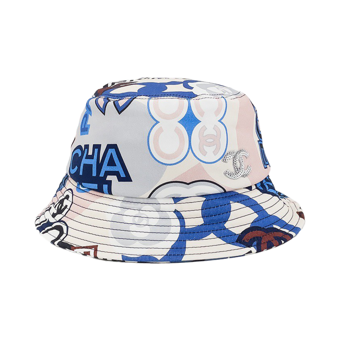 샤넬 CC로고 스팽글 클로슈 햇 M 블루/멀티컬러(Chanel CC Spangle Cloche Hat M Blue/Multicolor) - 1