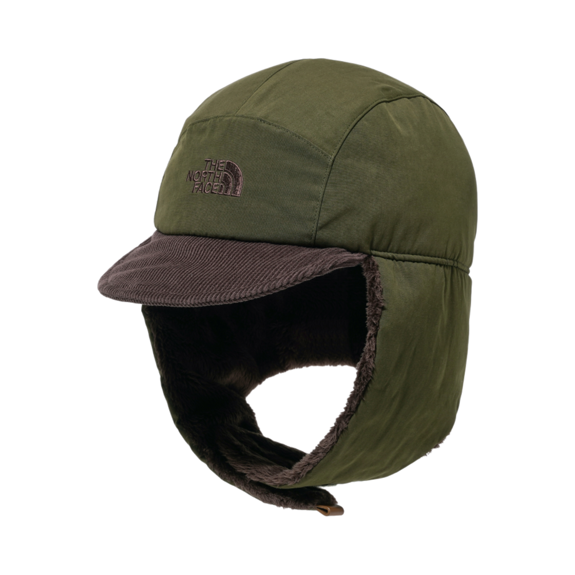 NE3CQ52K The North Face Waxed Cotton Earmuff Cap Khaki