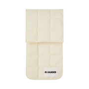Jil Sander Quilted Down Muffler Beige