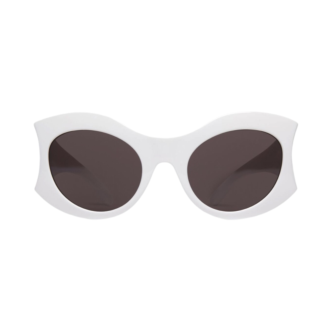 발렌시아가 아워글래스 라운드 선글라스 화이트(Balenciaga Hourglass Round Sunglasses White) - 1