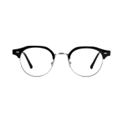 Hangle Unisex Glasses Round Black