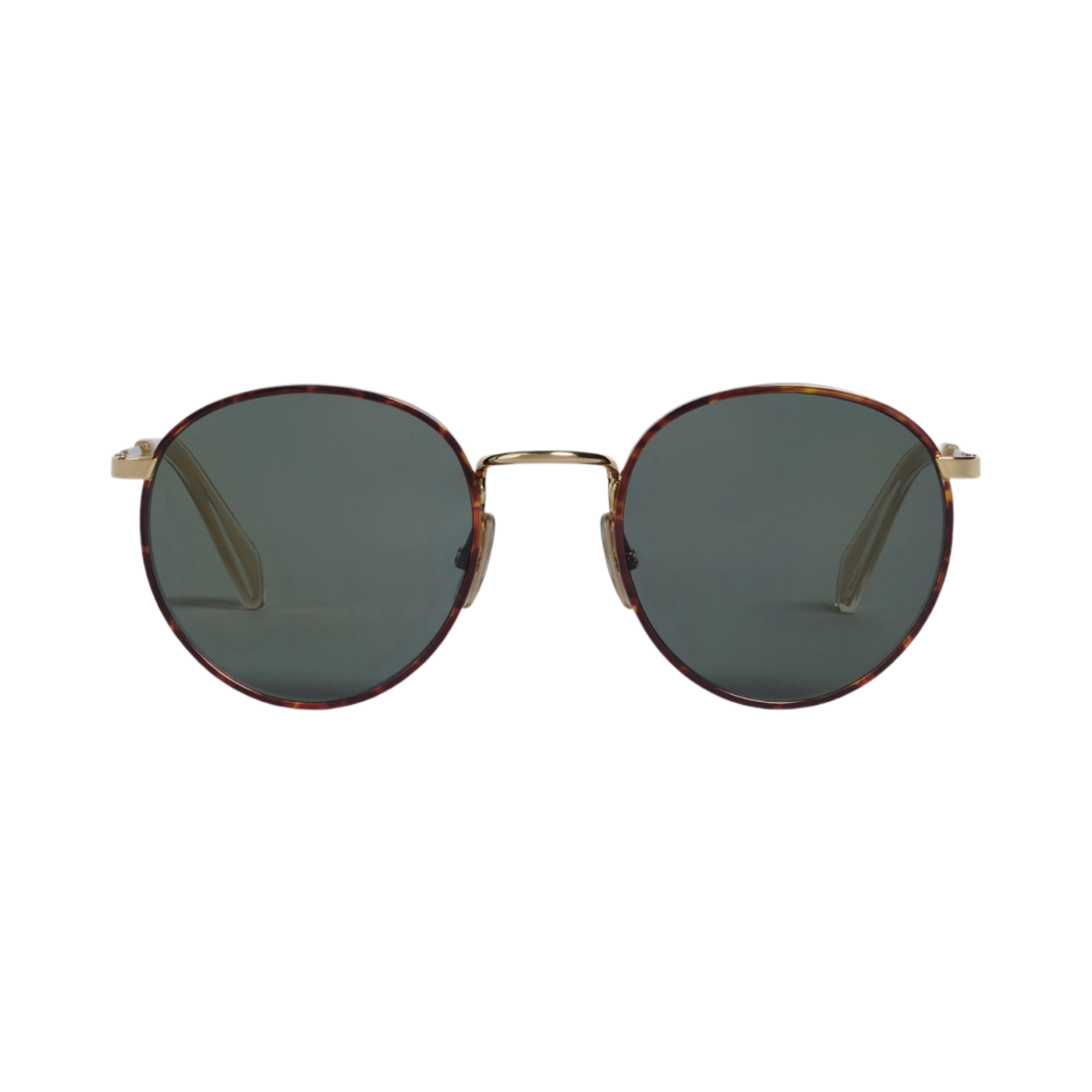 셀린느 메탈 프레임 06 메탈 선글라스 하바나 그린(Celine Metal Frame 06 Sunglasses in Metal Havana Green) - 1