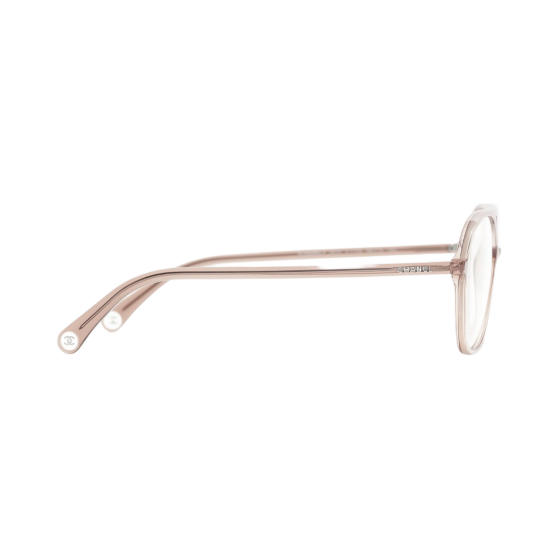 샤넬 파일럿 프레임 아세테이트 & 투명한 브라운(Chanel Pilot Eyeglasses Acetate & Transparent Brown) - 3
