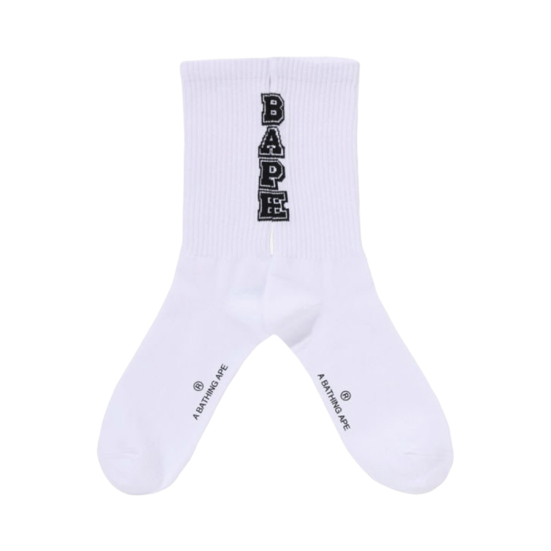 베이프 썸머백 삭스 화이트 - 23SS(BAPE Summer Bag Socks White - 23SS) - 1