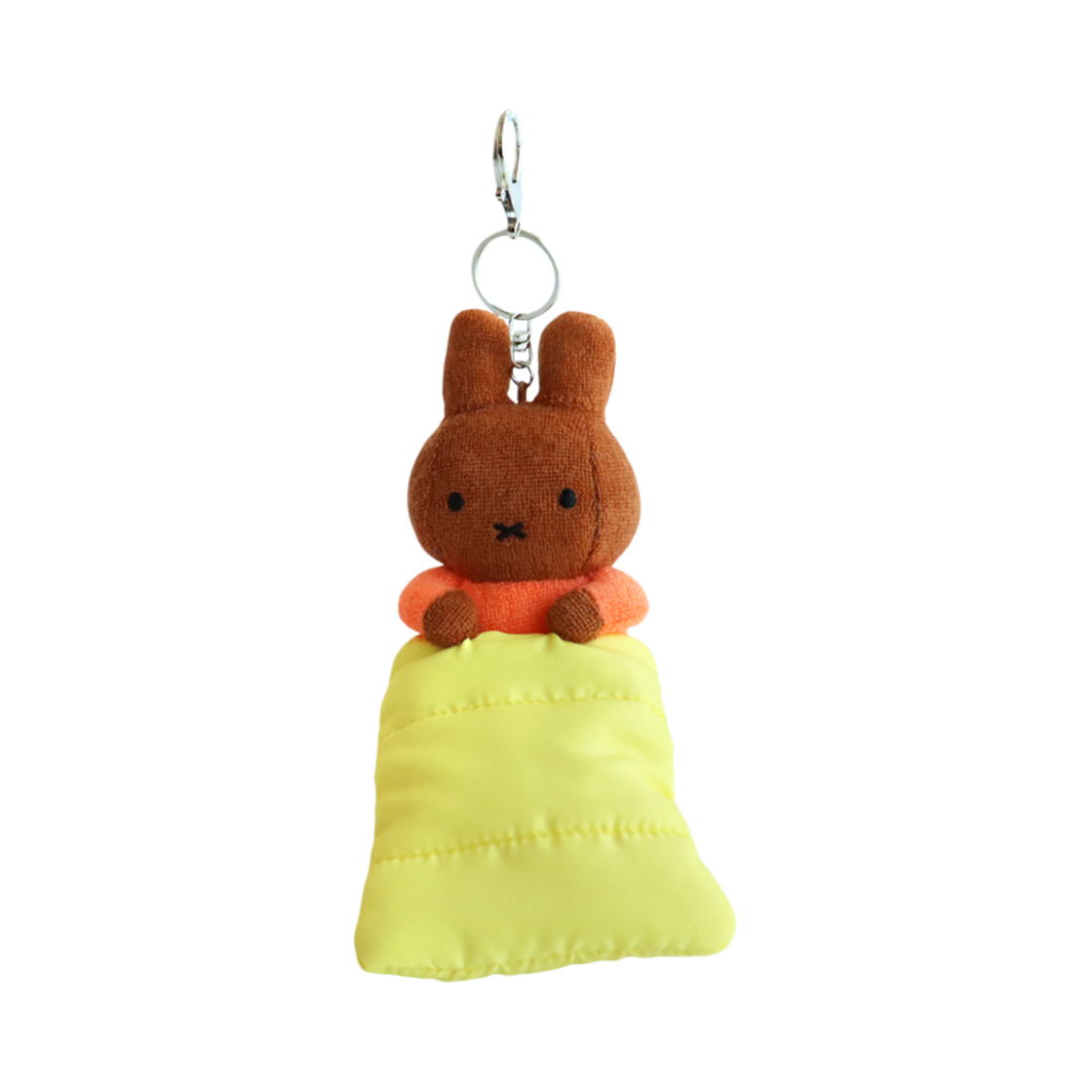 매니어리틀 침낭 미피 키링인형 브라운(Many a Little Sleeping Bag Miffy Key Ring Brown) - 1