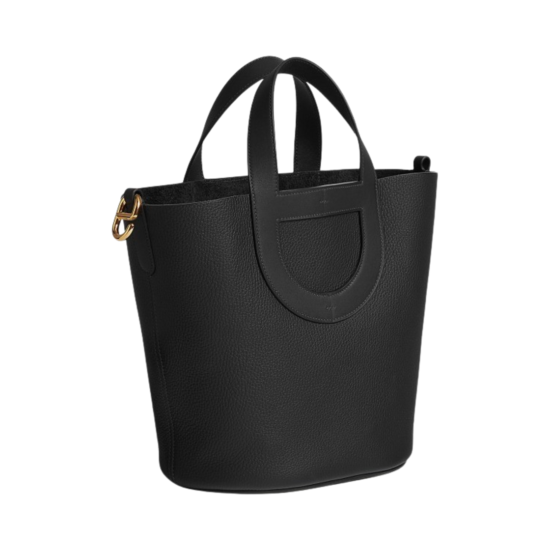 에르메스 인 더 루프 23 백 클레망스 스위프트 & 골드 하드웨어 누아(Hermes In The Loop 23 Bag Clemence Swift & Gold Noir) - 3