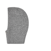 (W) Open Yy Zip Up Balaclava Gray