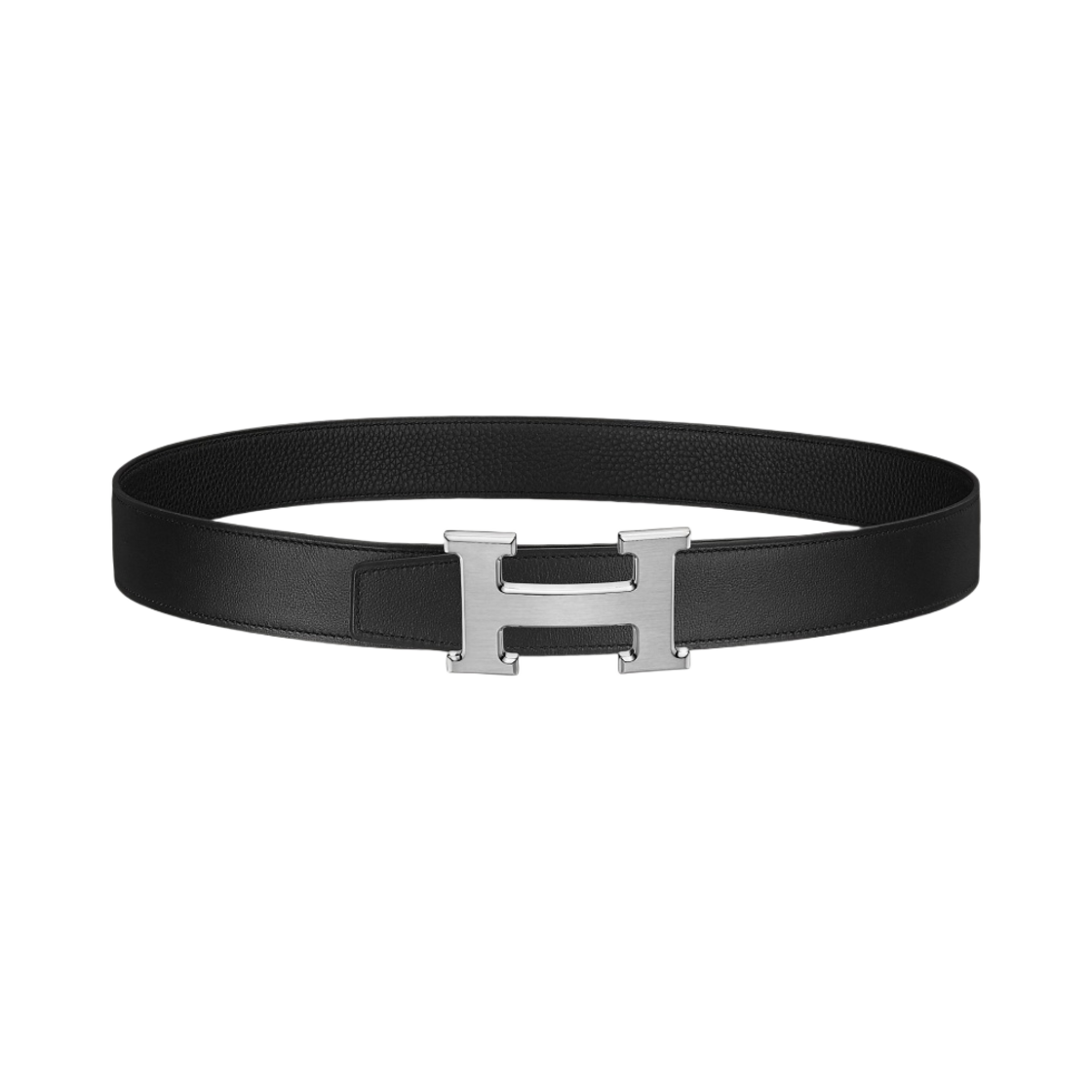 에르메스 H 벨트 버클 & 리버서블 가죽 스트랩 32mm & 그리 모옌 누아(Hermes H Belt Buckle & Reversible Leather Strap 32mm & Gris Moyen Noir) - 1