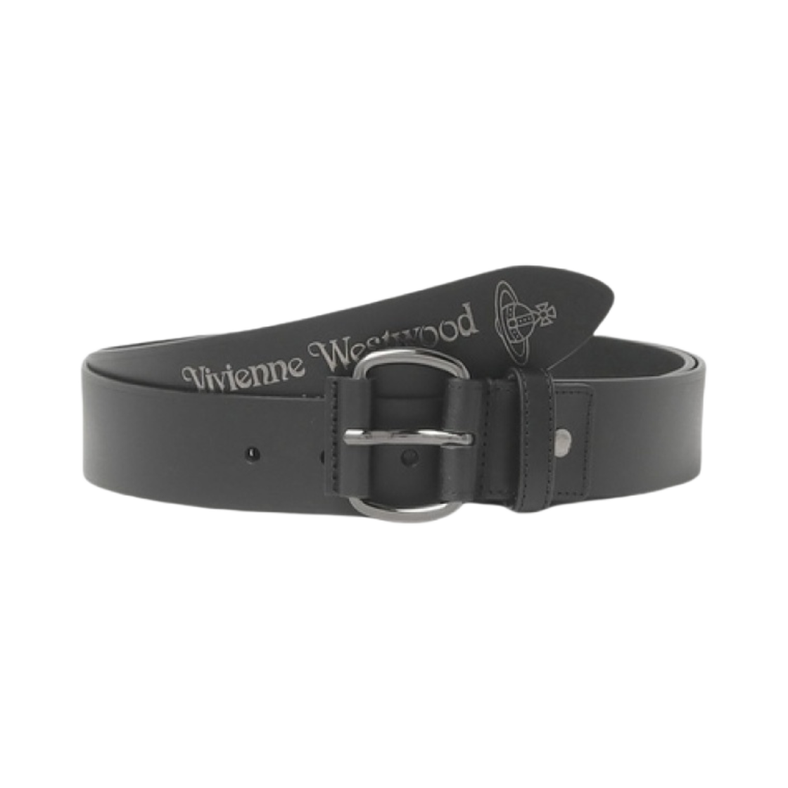 비비안 웨스트우드 벨트 롤러 버클 벨트 블랙 건메탈(Vivienne Westwood Belts Roller Buckle Belt Black Gunmetal)
