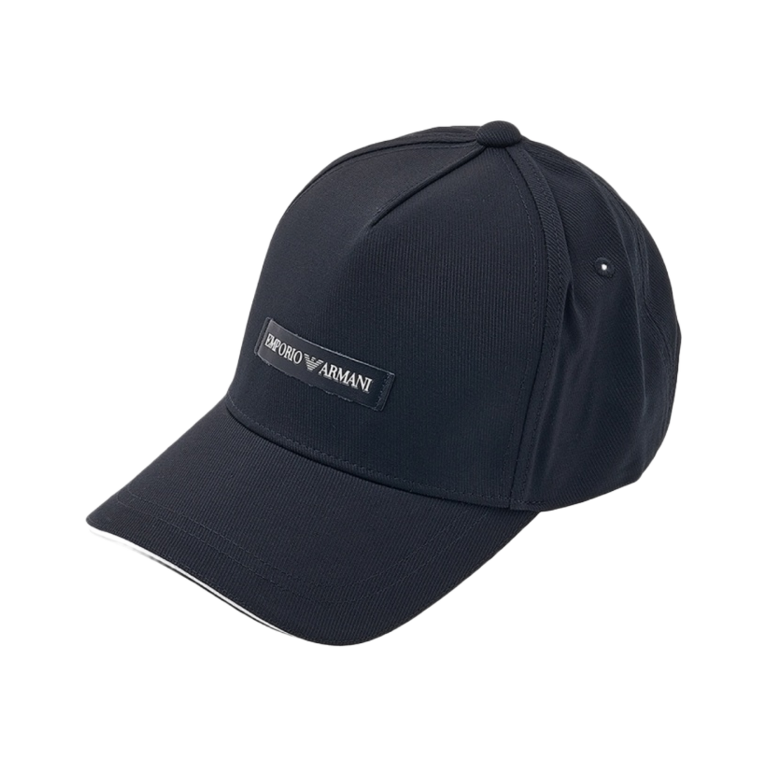 엠포리오 아르마니 시그니처 로고 라벨 볼캡 블랙(Emporio Armani Signature Logo Label Ball Cap Black) - 1