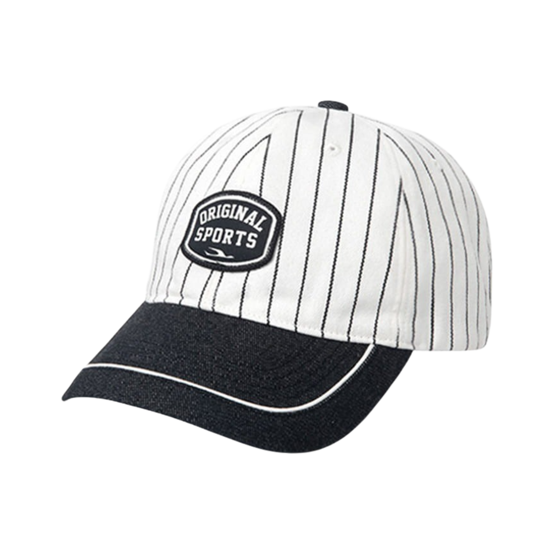 프로-스펙스 빈티지 스트라이프 볼캡 오프 화이트