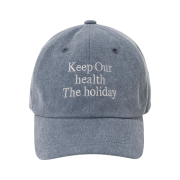 Millo Archive Holiday Signature Ball Cap Stone Blue
