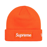 Supreme New Era Box Logo Beanie Dark Orange - 24FW