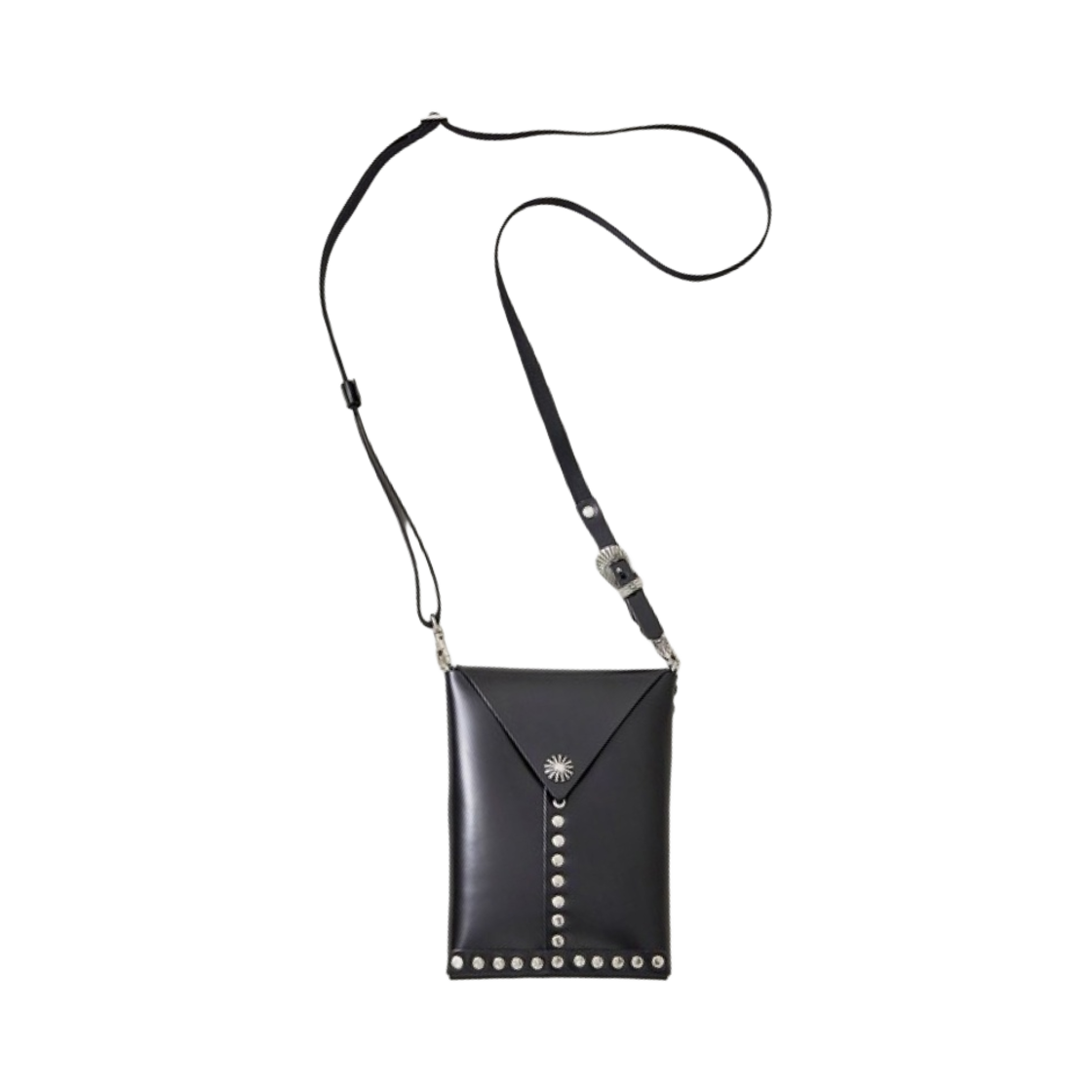 토가 풀라 레더 숄더 파우치 블랙(Toga Pulla Leather shoulder pouch Black)