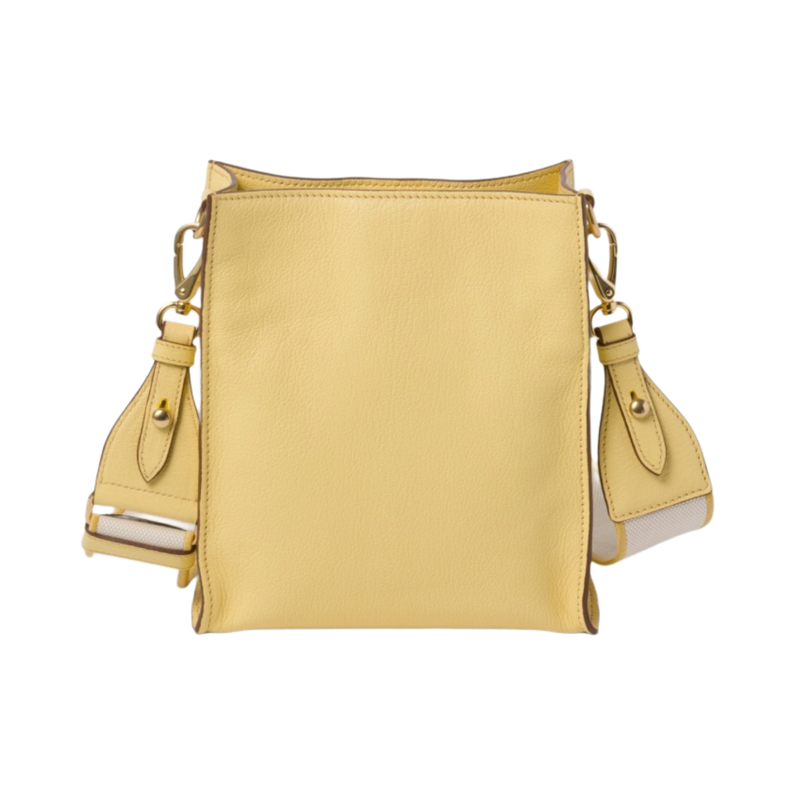미우 미우 마드라스 레더 숄더백 레몬 옐로우(Miu Miu Madras Leather Shoulder Bag Lemon Yellow) - 3