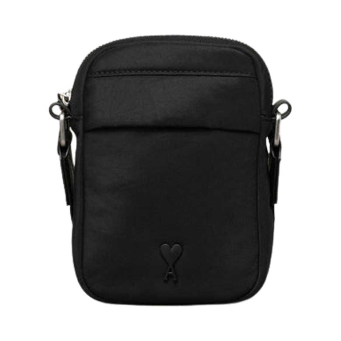 아미 톤온톤 하트 로고 스몰 포켓 크로스바디백 블랙(AMI de Coeur Small Pocket Crossbody Bag Black) - 1