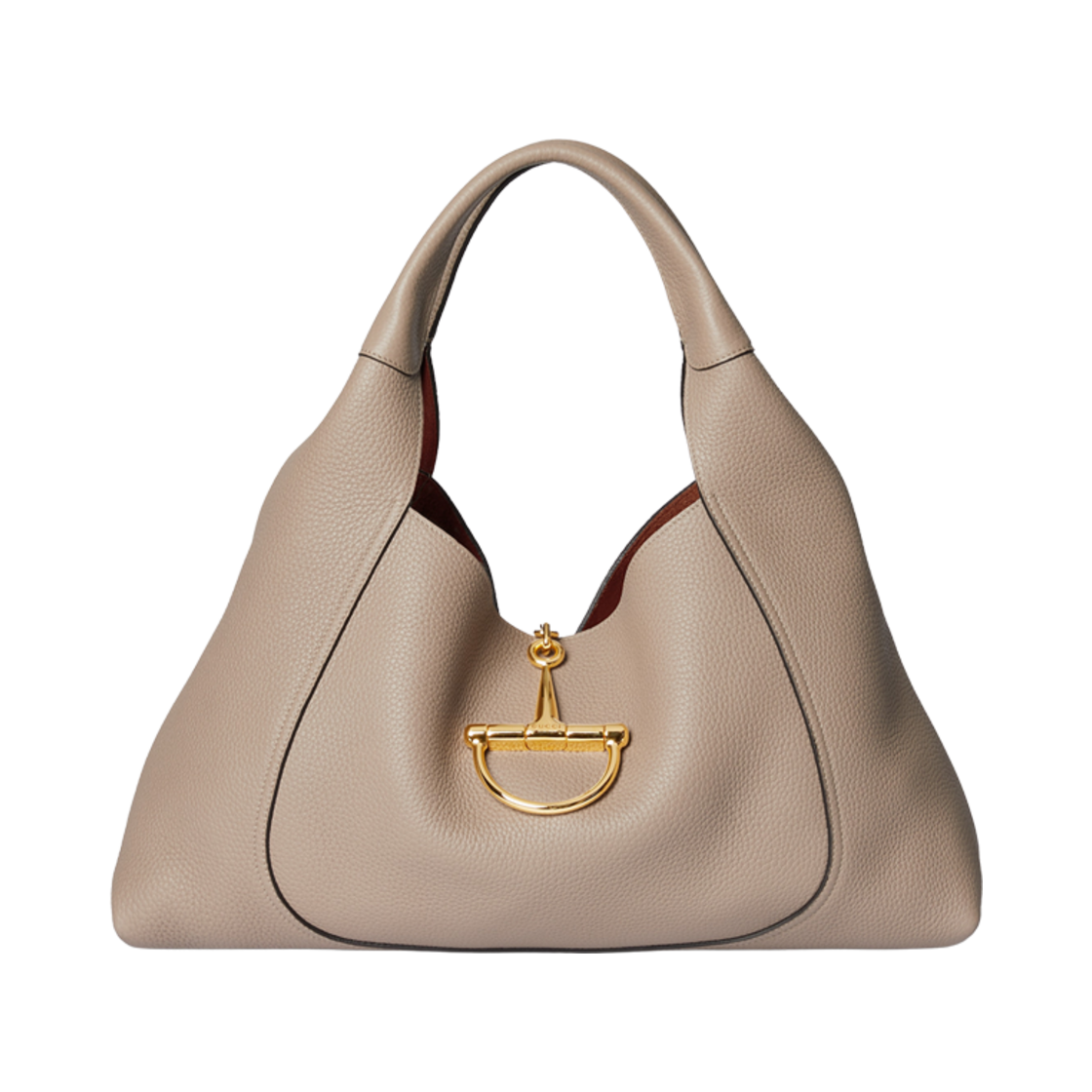 837466-AAEAO-1523 Gucci Softbit Maxi Shoulder Bag Taupe
