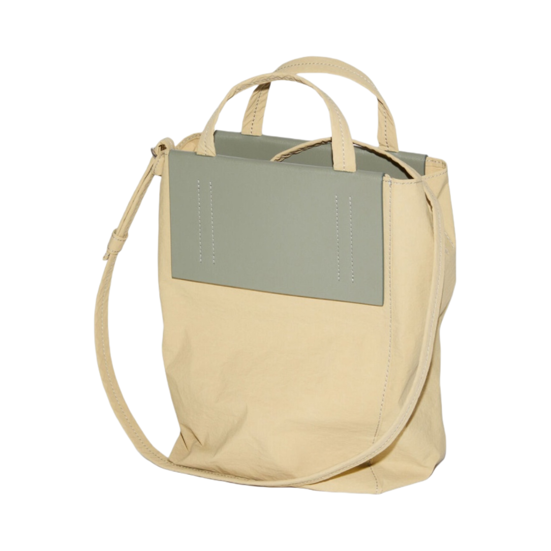아크네 스튜디오 종이 질감 나일론 토트백 올리브 그린(Acne Studios Papery Nylon Tote Bag Olive Green) - 2