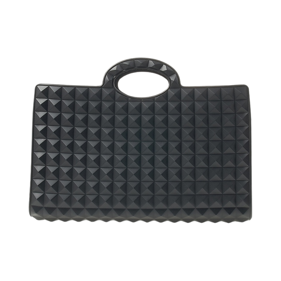 발렌티노 르 트루아지엠 러버 쇼핑백 블랙(Valentino Le Troisieme Rubber Shopping Bag Black) - 3