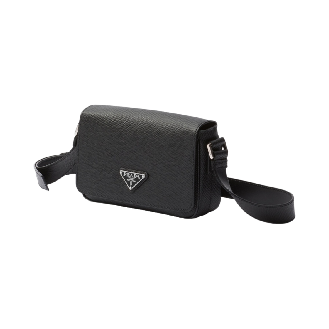 프라다 사피아노 레더 숄더백 블랙(Prada Saffiano Leather Shoulder Bag Black) - 2