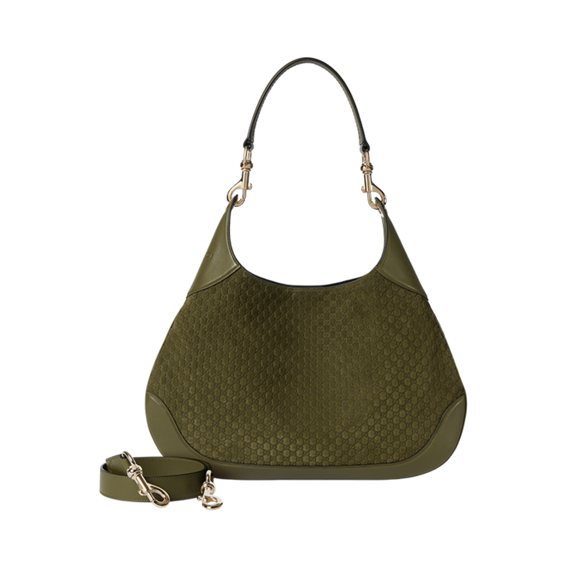 구찌 B 스몰 숄더백 다크 그린(Gucci B Small Shoulder Bag Dark Green) - 3