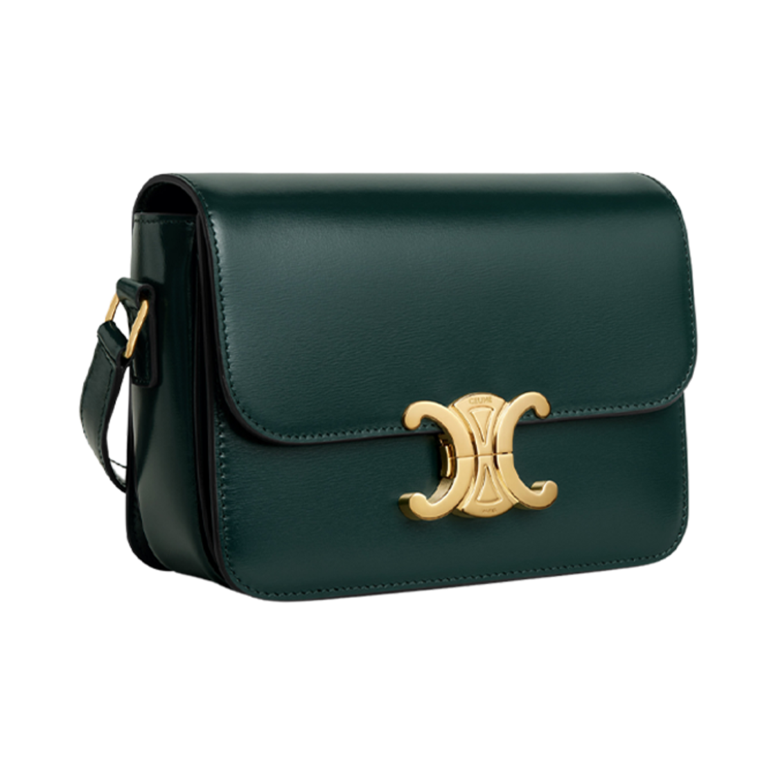 셀린느 틴 트리옹프 백 샤이니 카프스킨 아마존(Celine Teen Triomphe Bag in Shiny Calfskin Amazone) - 2