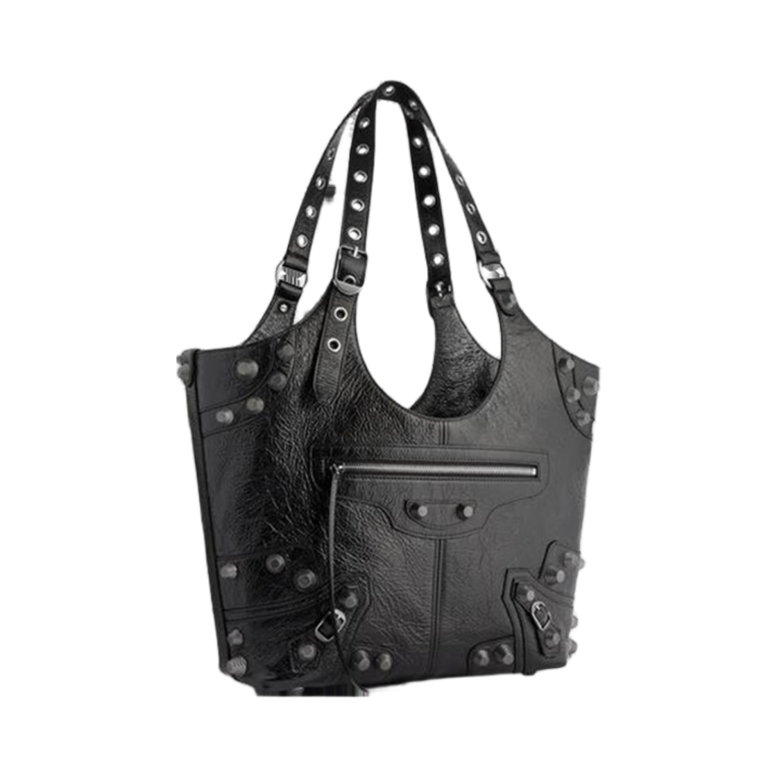 발렌시아가 르 카골 미디움 캐리 올 백 블랙(Balenciaga Le Cagole Medium Carry All Bag Black) - 2