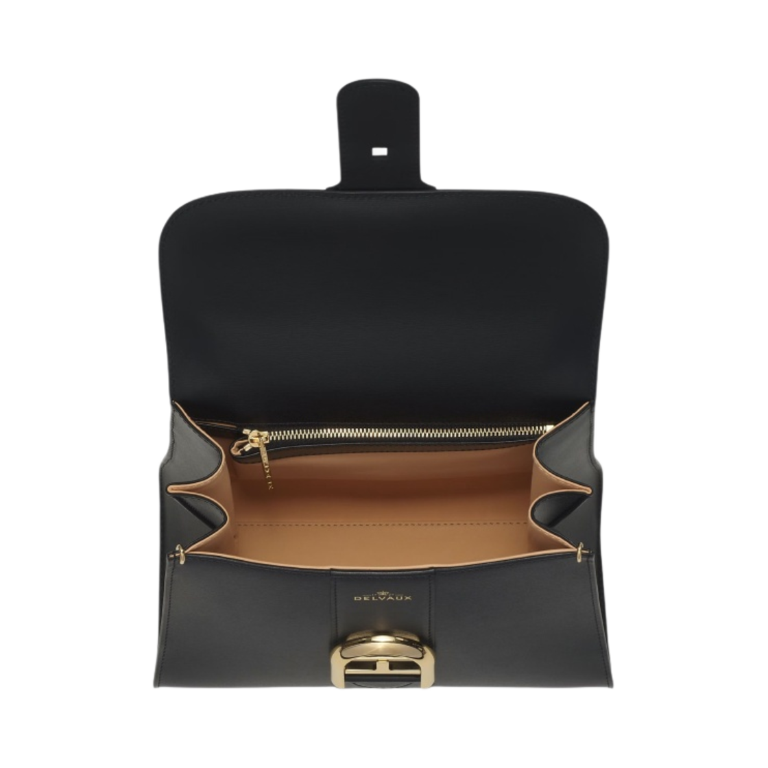 델보 브리앙 PM 박스 카프 실크 블랙(Delvaux Brillant PM Box Calf Black) - 3