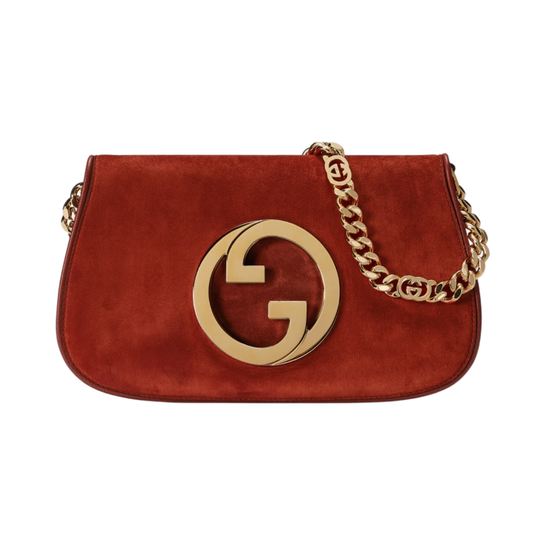 구찌 블론디 숄더백 루비 레드 스웨이드(Gucci Blondie Shoulder Bag Ruby Red Suede) - 1