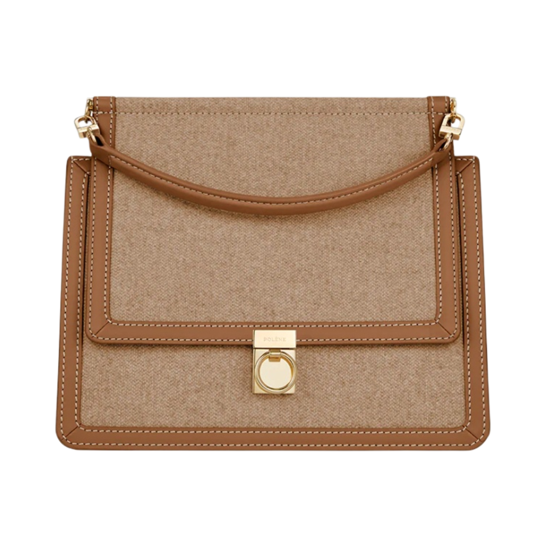 폴렌느 누메로 셉트 카멜 캔버스(Polene Numero Sept Camel Canvas) - 1