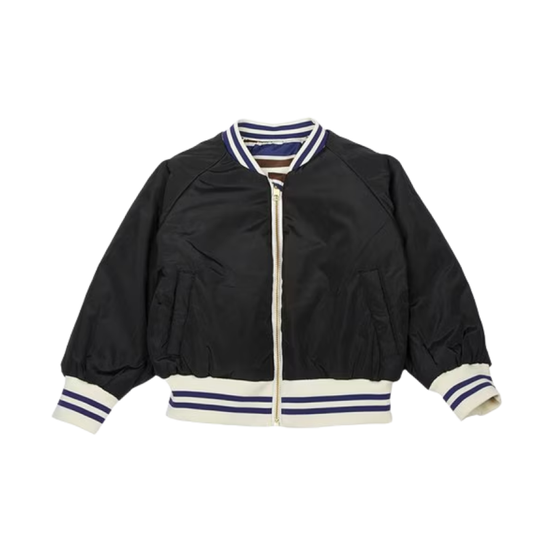 (키즈) 미니 로디니 리버시블 베이스볼 자켓 멀티((Kids) Mini Rodini Reversible Baseball Jacket Multi)