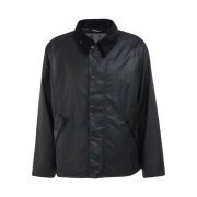 Barbour Transport Wax Jacket Black