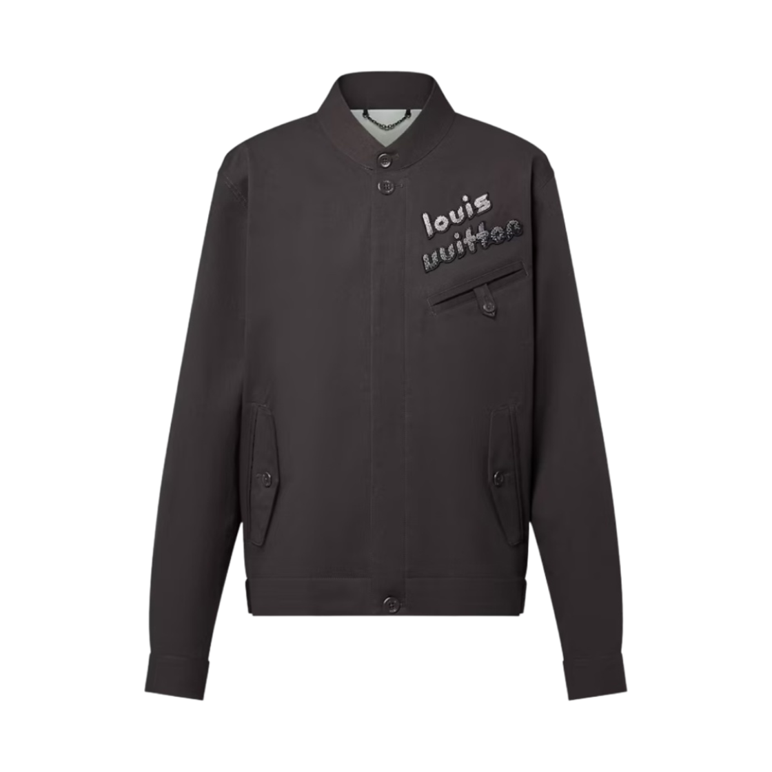 루이비통 코튼 해링턴 자켓 다크 그레이(Louis Vuitton Cotton Harrington Jacket Dark Grey) - 1