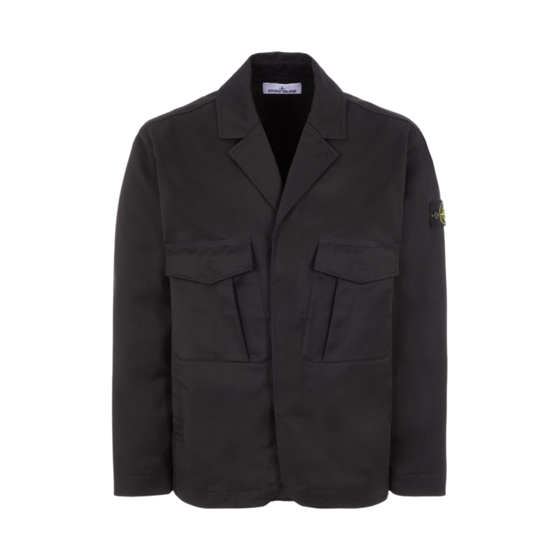 스톤 아일랜드 A0128 워크웨어 R-개버딘 3/1 블랙 - 23SS(Stone Island A0128 Workwear R-Gabardine 3/1 Black - 23SS) - 1