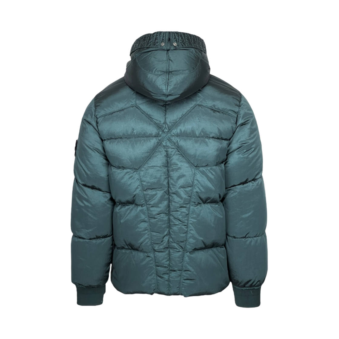 스톤 아일랜드 43619 나일론 메탈 에코닐 재생 나일론 다운 자켓 다크 그린 - 22FW(Stone Island 43619 Nylon Metal Econyl Regenerated Nylon Down Jacket Dark Green - 22FW) - 2