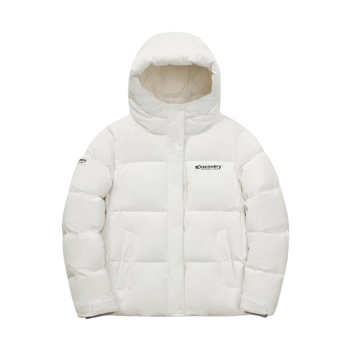 (W) 디스커버리 익스페디션 레스터G RDS 구스 숏 다운 자켓 크림((W) Discovery Expedition Lester G RDS Goose Short Down Jacket Cream)