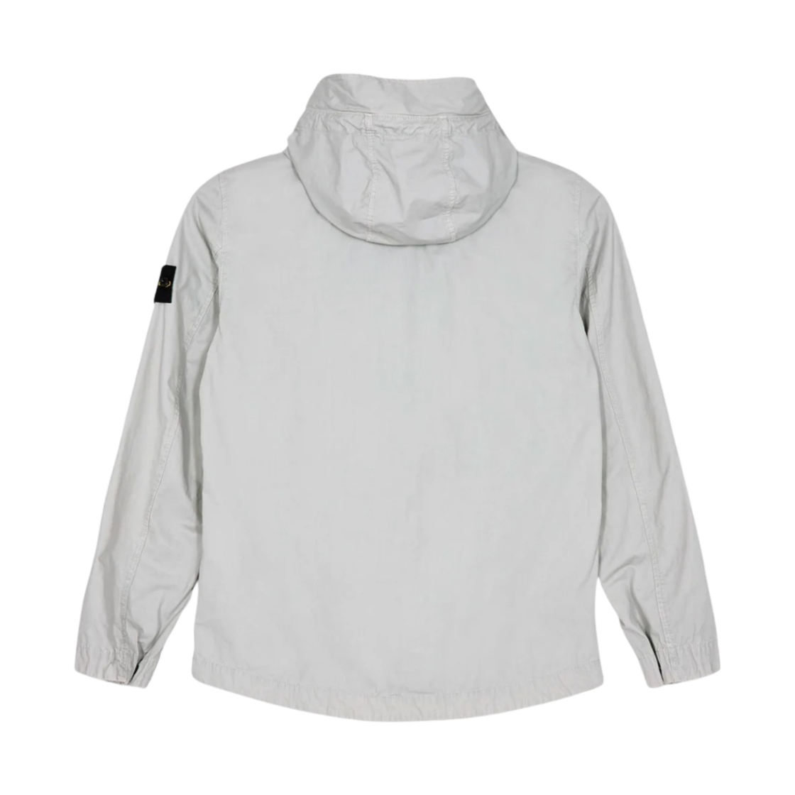 스톤 아일랜드 114WN 브러쉬드 코튼 캔버스 후드 오버셔츠 라이트 그레이 - 22FW(Stone Island 114WN Brushed Cotton Canvas Hooded Overshirt Light Grey - 22FW) - 2