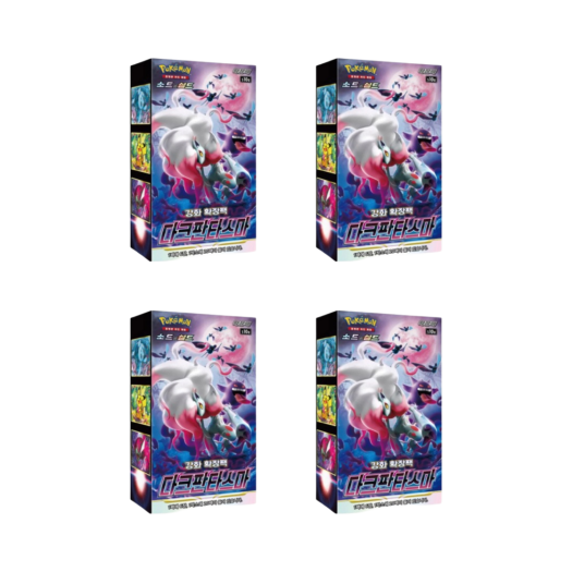 Pokemon Card Game Sword & Shield Enhanced Expansion Pack Dark Phantasma 4 Boxes (Total Pack of 80)