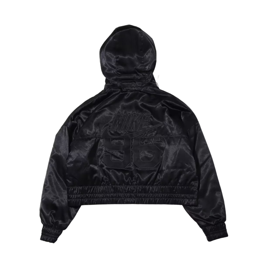 (W) 나이키 NSW 서카 96 오버사이즈 우븐 자켓 블랙 - 아시아((W) Nike NSW Circa 96 Oversized Woven Jacket Black - Asia) - 2