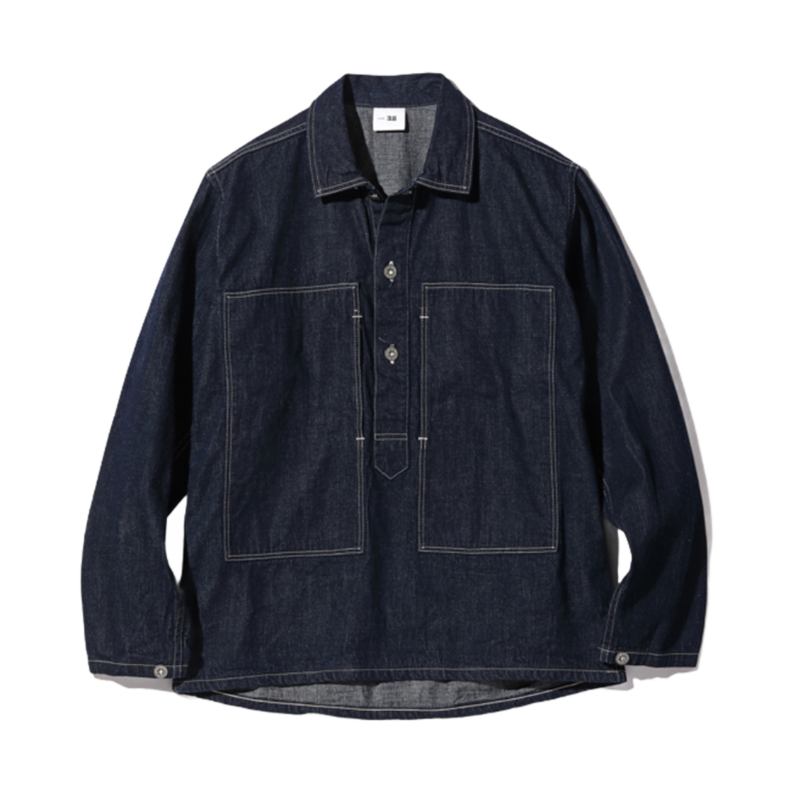 BR15301 Buzz Rickson's US Army Denim Pullover Jacket One Wash