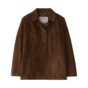 Mott Real Suede Classic Jacket Camel Beige